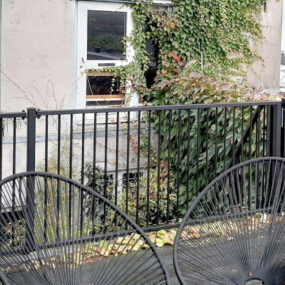 Balustrade met ronde spijlen