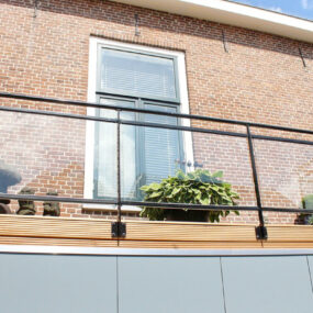 Glazen balustrade op maat