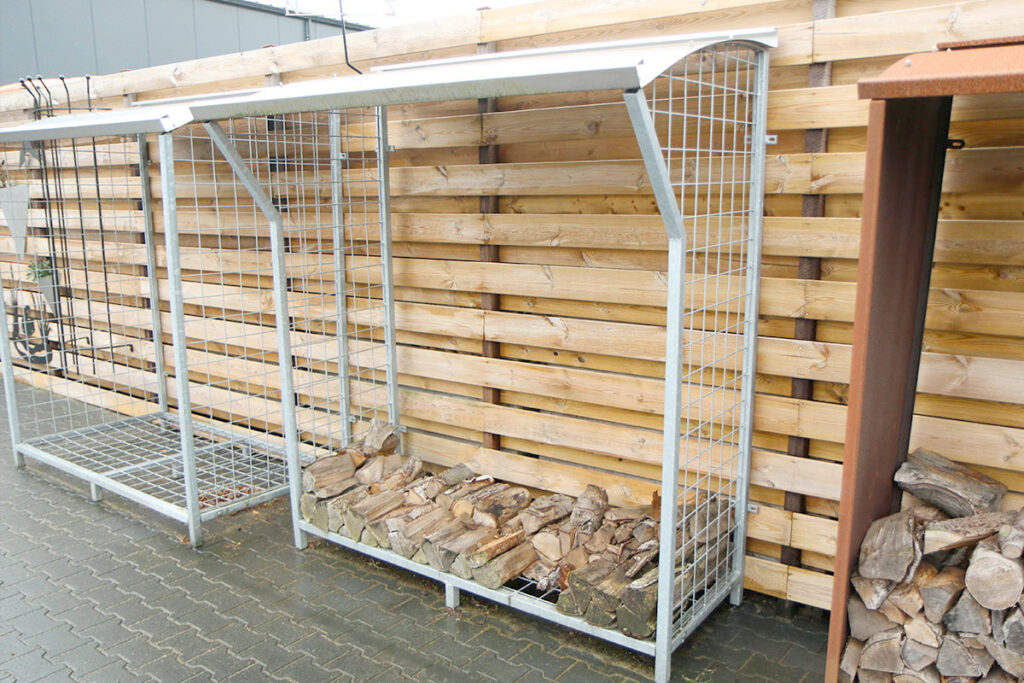 Houtberging voor in je tuin