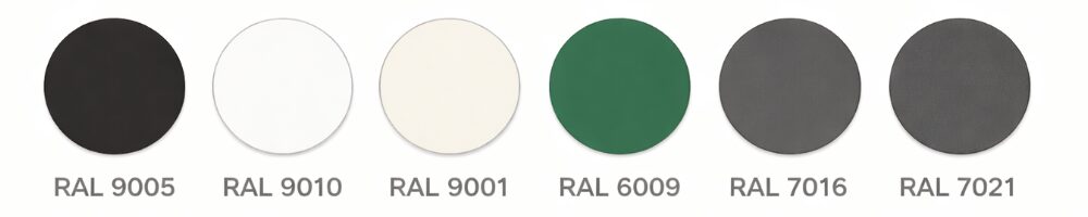 RAL kleuren poedercoating