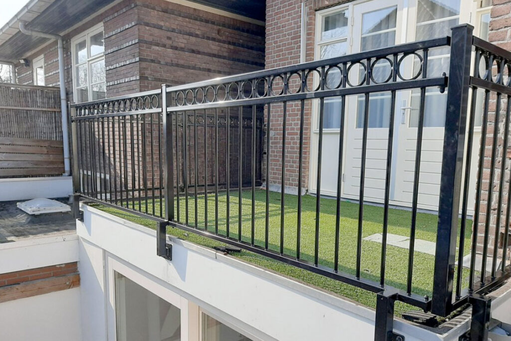 Stalen balustrade Wolvega