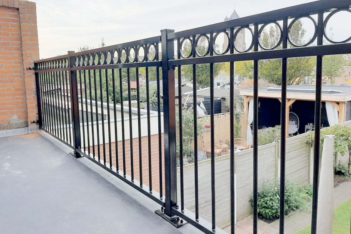 Stalen balustrade Wolvega