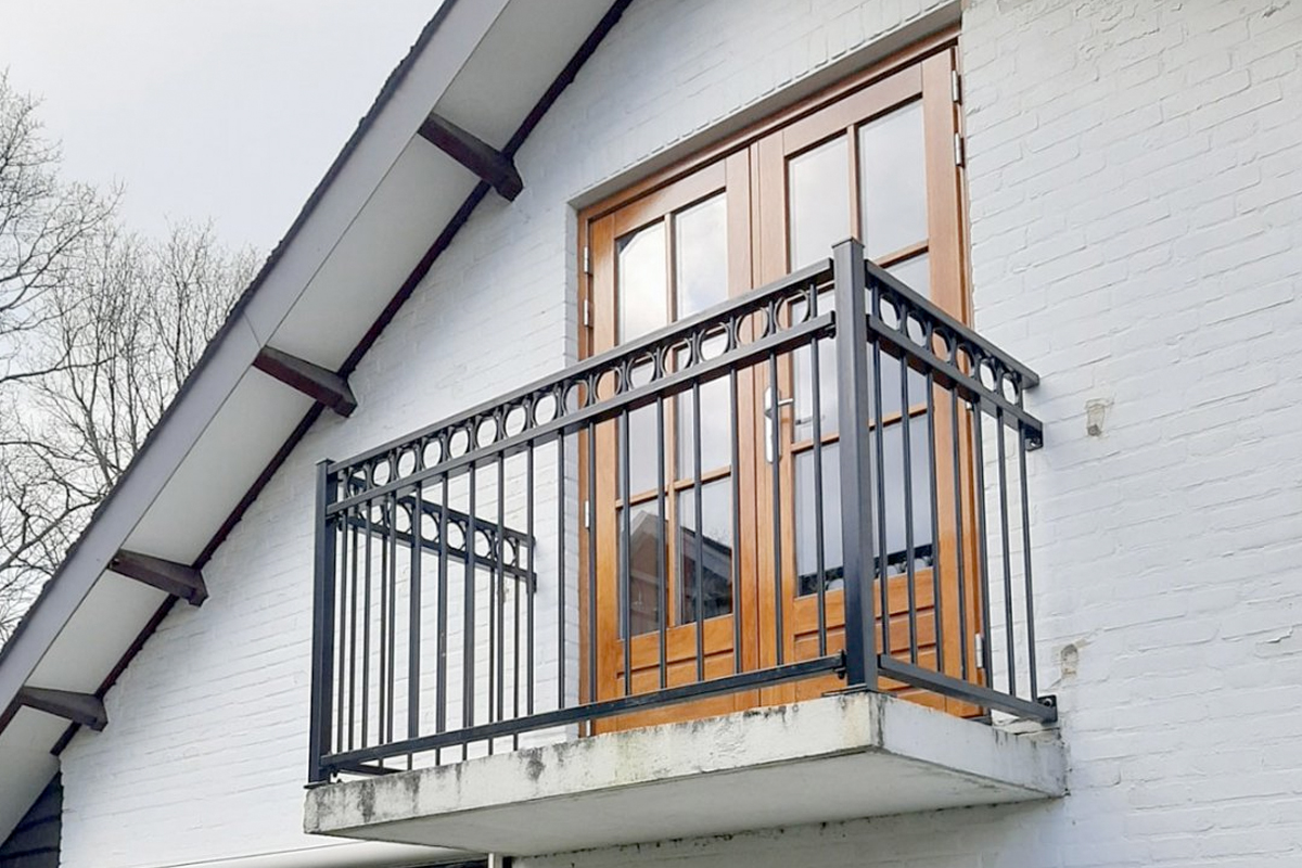 Stalen balustrade Wolvega