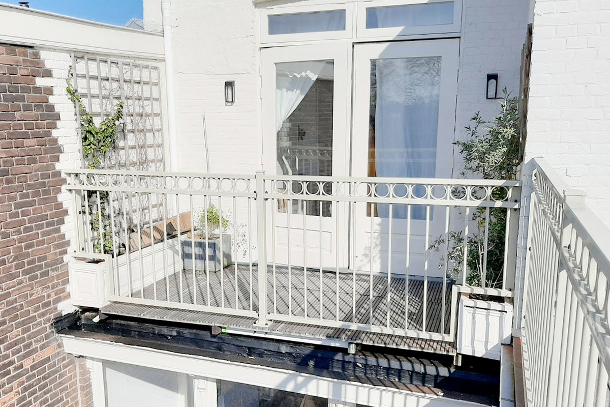 Stalen balustrade Wolvega