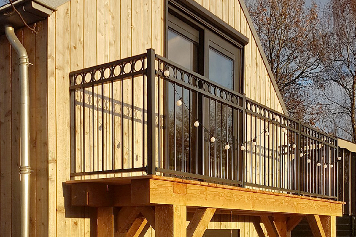 Stalen balustrade Wolvega