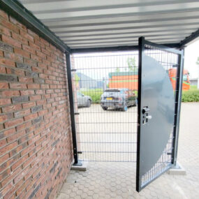 Afsluitbaar fietsenhok