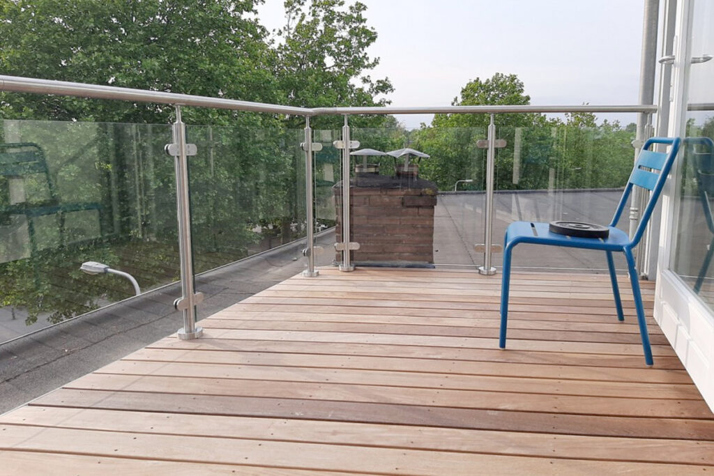 Glazen balustrade op maat