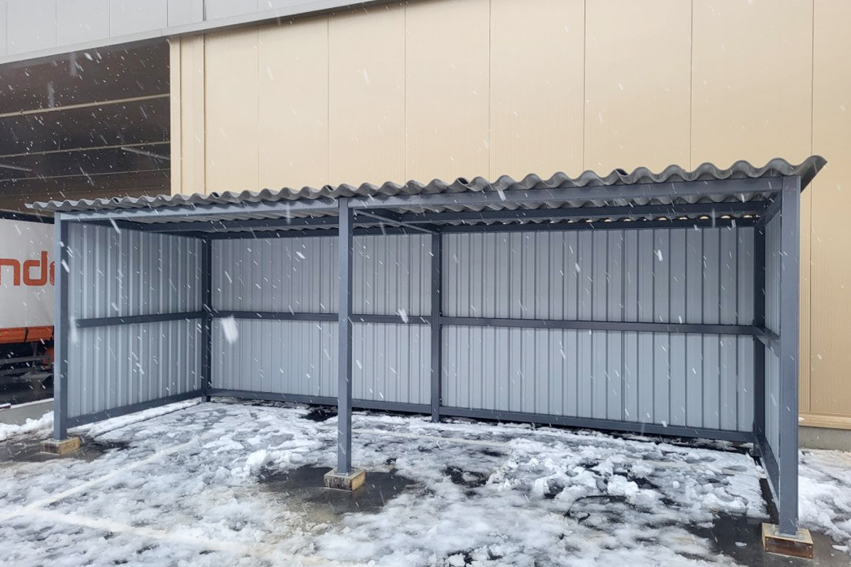 ijzeren fietsenhok op maat