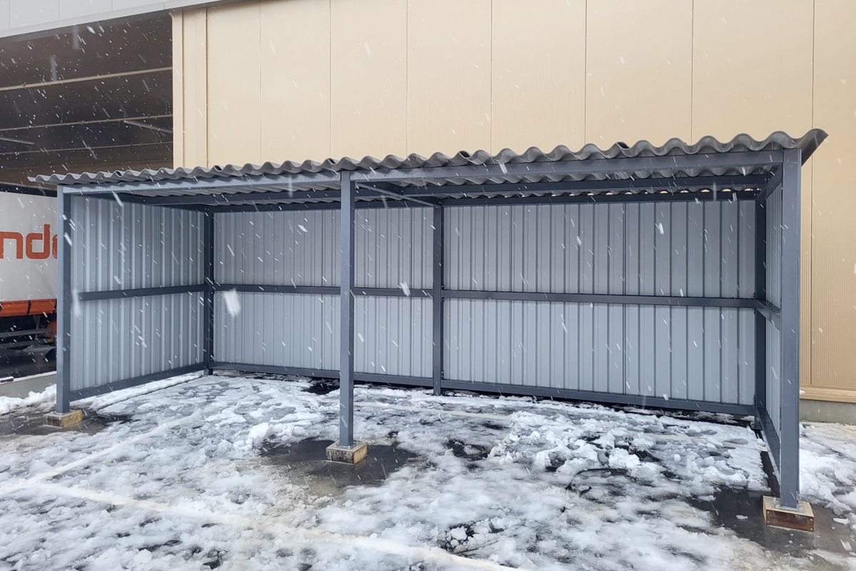 Fietsenhok bij bedrijf laten plaatsen