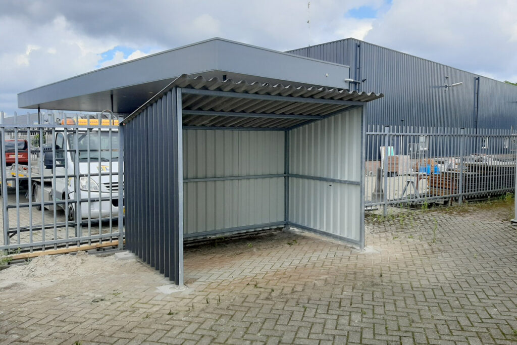 Fietsenhok bij bedrijf laten plaatsen