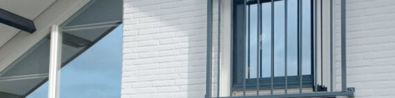 Frans balkonhek van staal