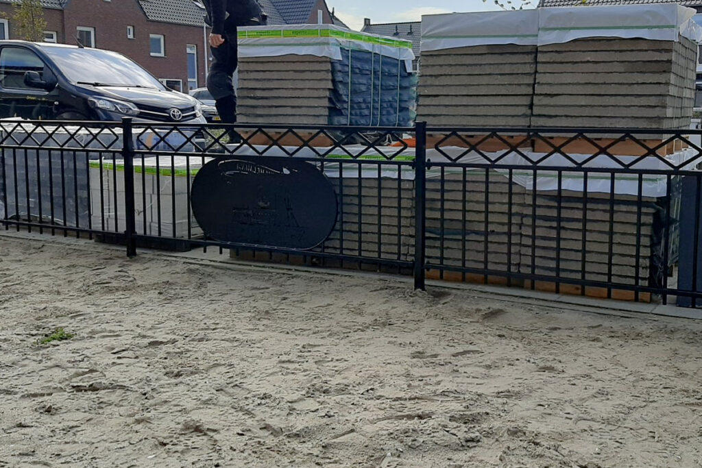 Sierhekwerk met ruiten