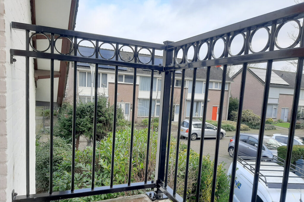 Stalen balustrades voor klein balkon