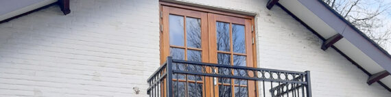 Stalen balustrades voor klein balkon