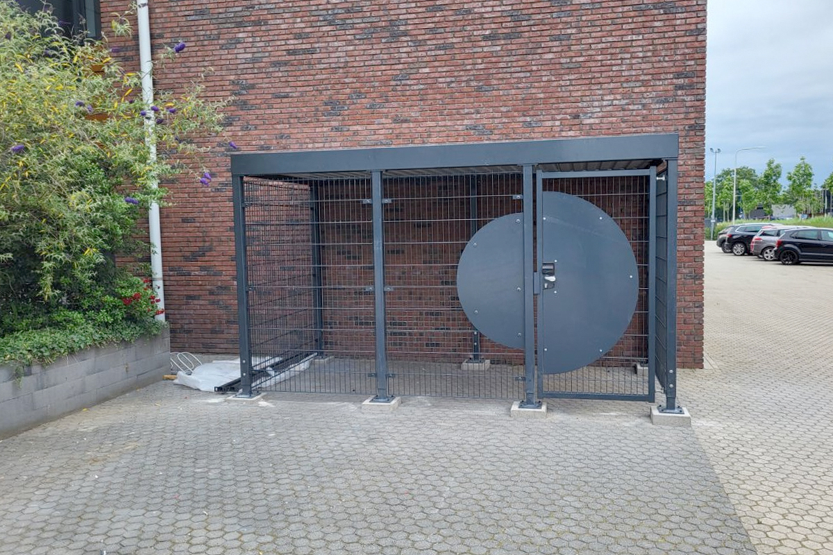 Stalen fietsenhok op maat