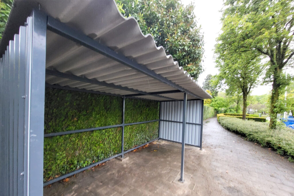 Stalen fietsenhok voor buiten