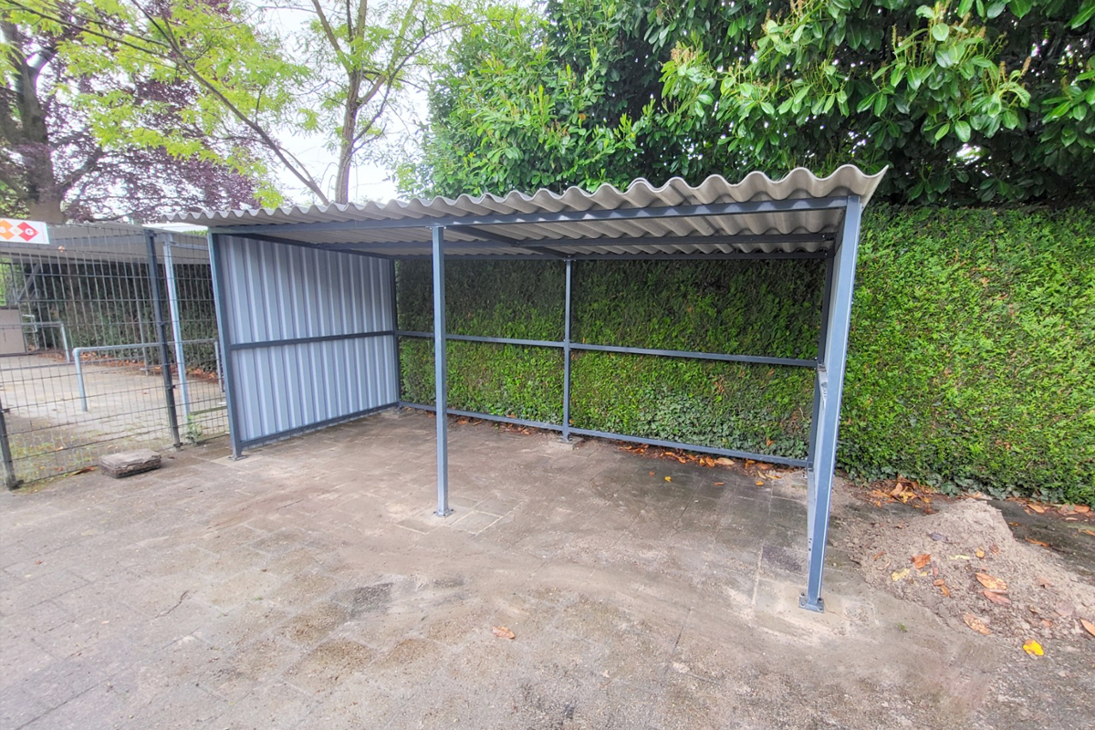 Stalen fietsenhok voor buiten