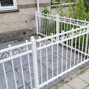 Stalen voortuin hekwerk