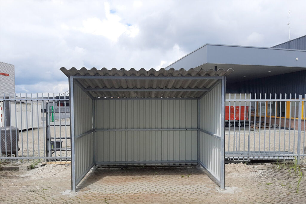 Standaard fietsenhok voor bedrijven