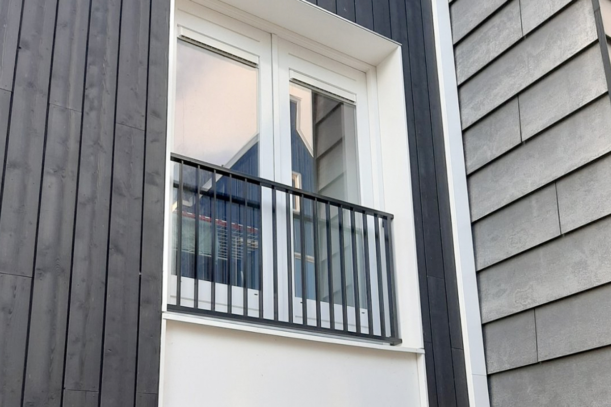 Striphekwerk Frans balkon