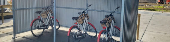 Voorbeelden stalen fietsenhokken