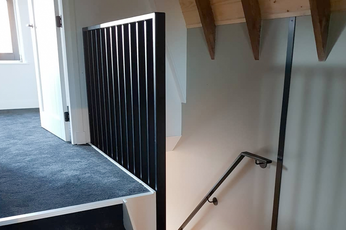 Hekwerk voor trapgat