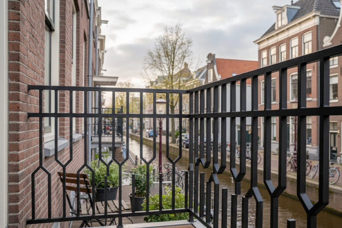 Art deco balkonhek