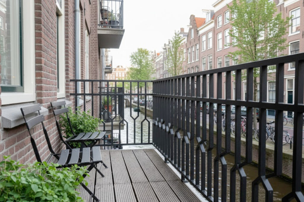 Art deco balkonhek