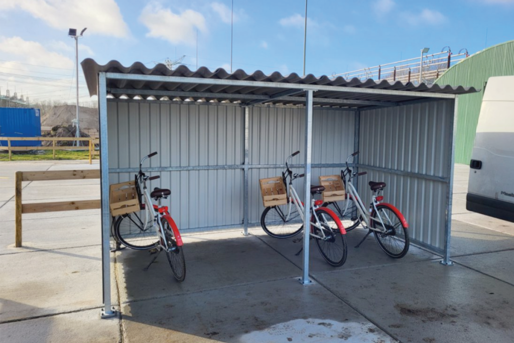 Klein fietsenhok bestellen