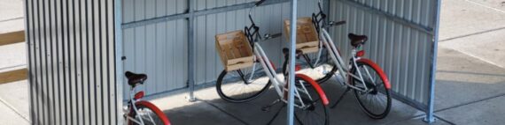 Klein fietsenhok op maat