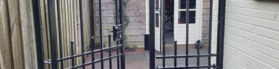 Webshop met stalen poorten