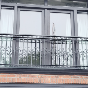 Smeedwerk stalen Frans balkonhek