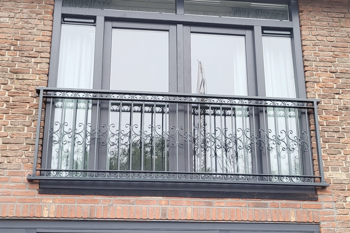 Smeedwerk stalen Frans balkonhek