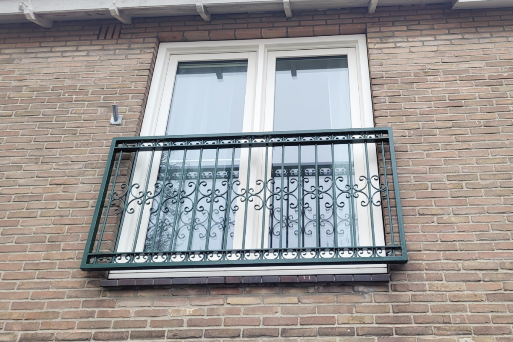 Smeedwerk stalen Frans balkonhek