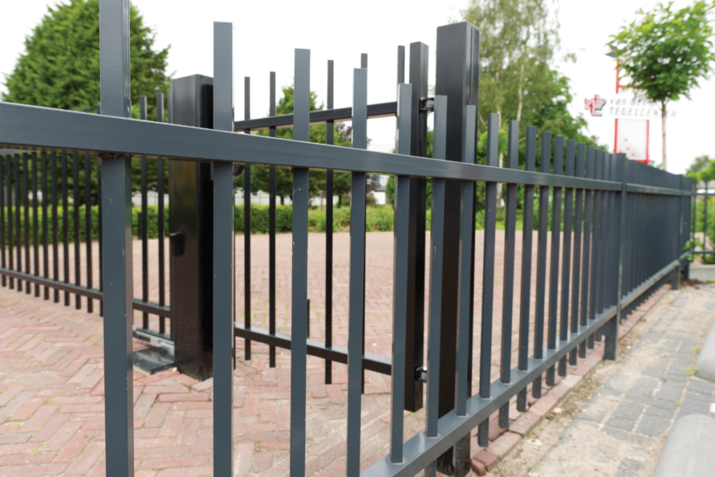 Spijlenhekwerk met vierkante spijlen