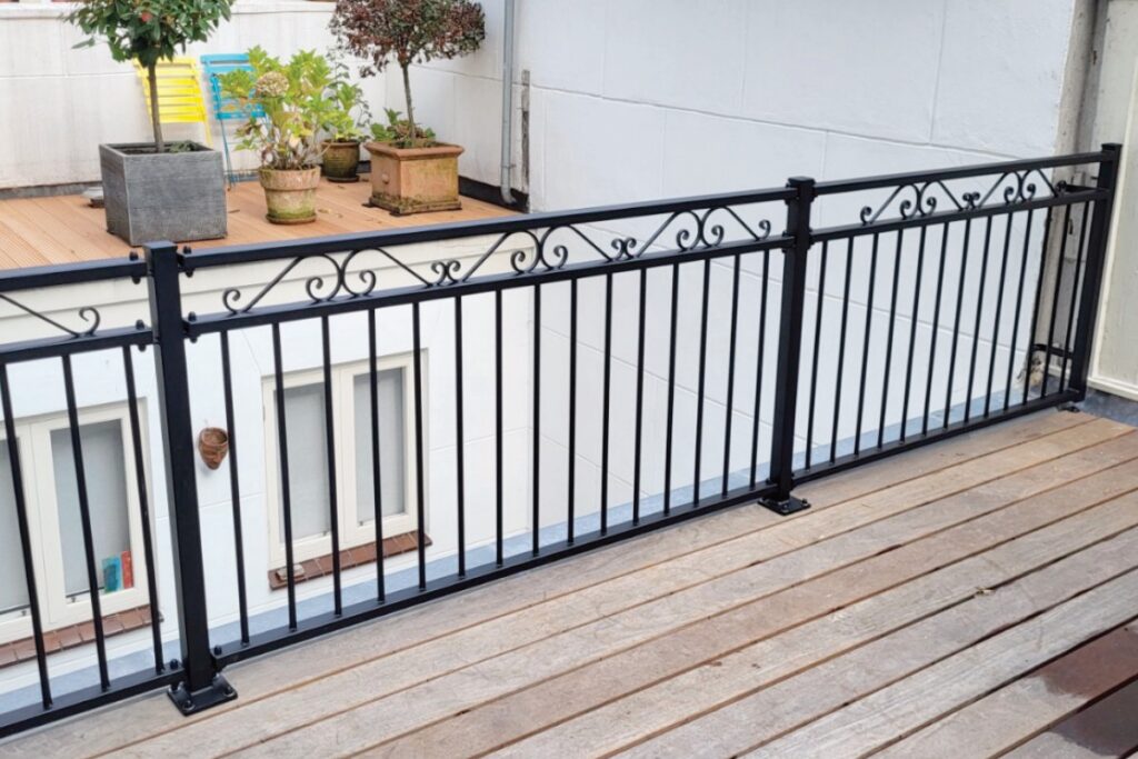 Stalen balustrade voor de doe het zelver