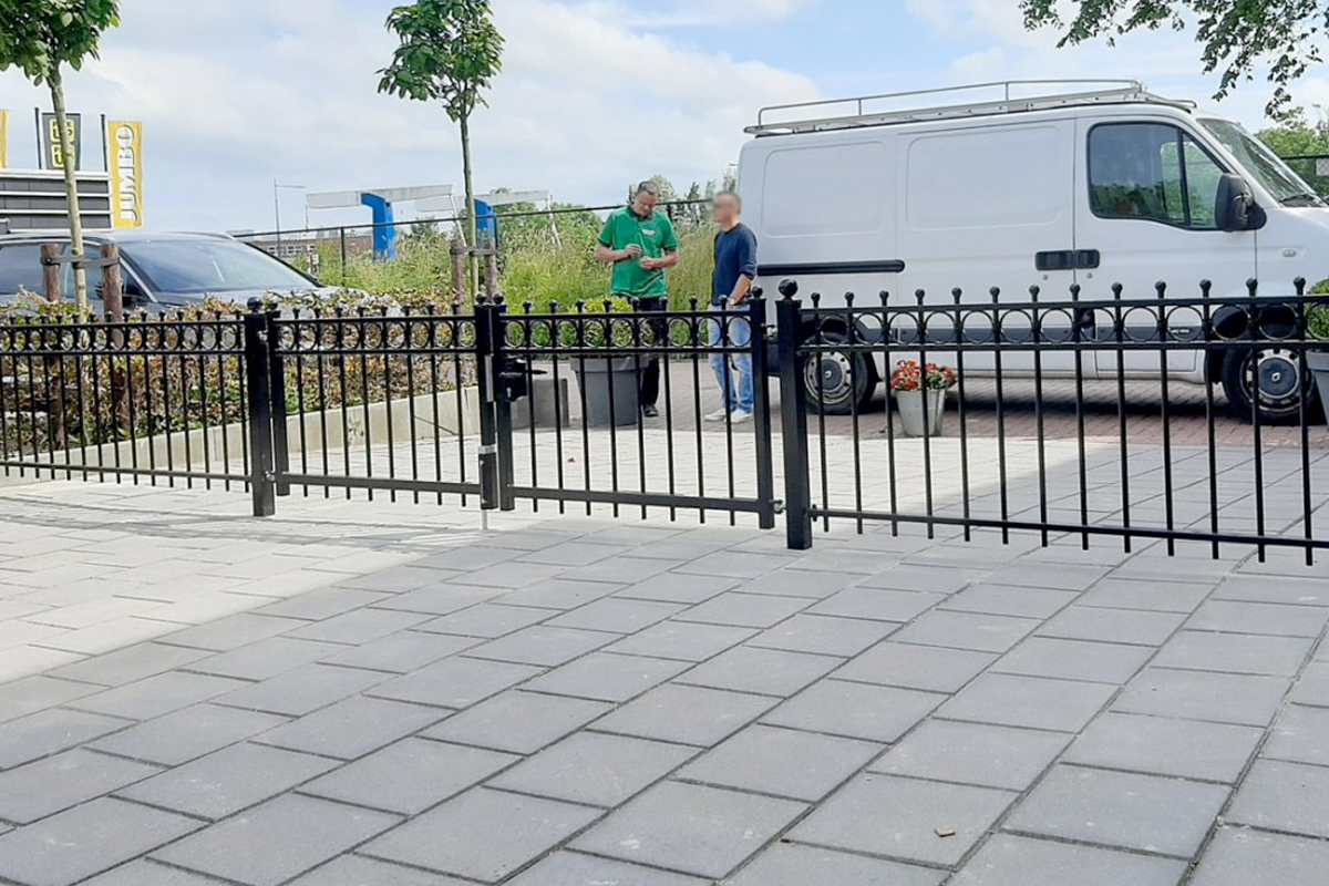 Tuinhek zwart kopen