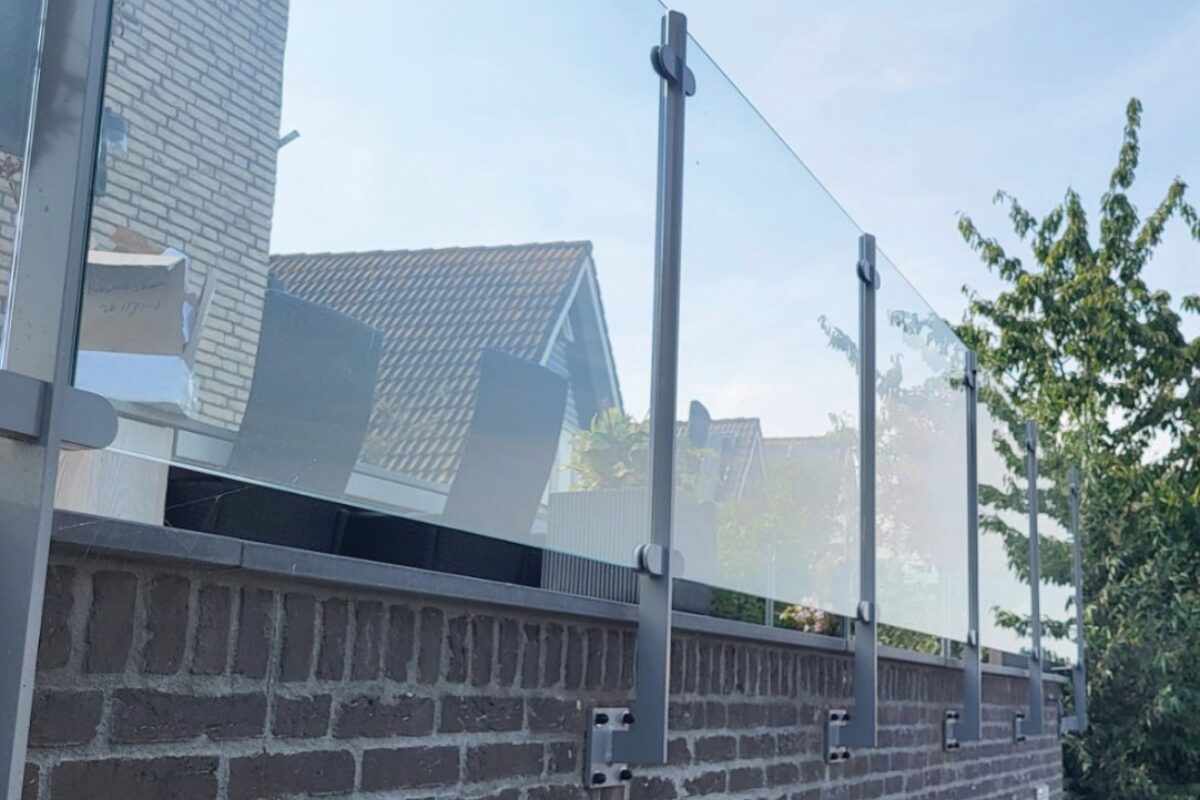 Glasbalustrade in Burgum