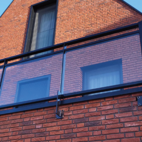 Glasbalustrade in Heeg