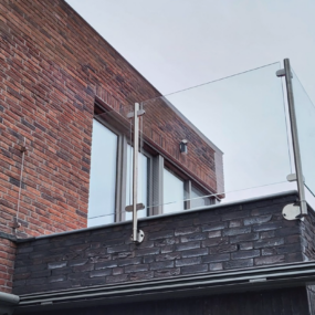 Glasbalustrade in Joure