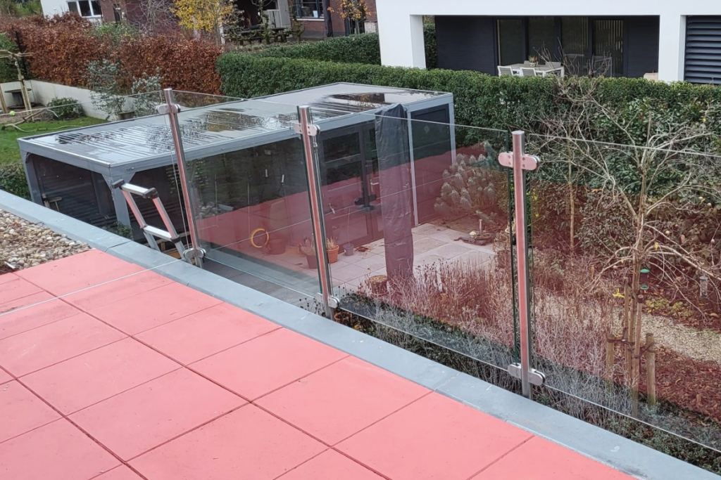 Glasbalustrade in Joure