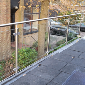 Glasbalustrade in Sneek