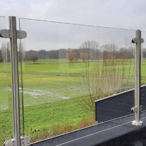 Glasbalustrade in Wolvega