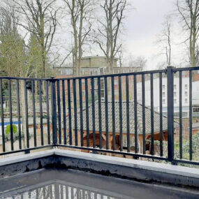 Stalen balustrade in Coevorden