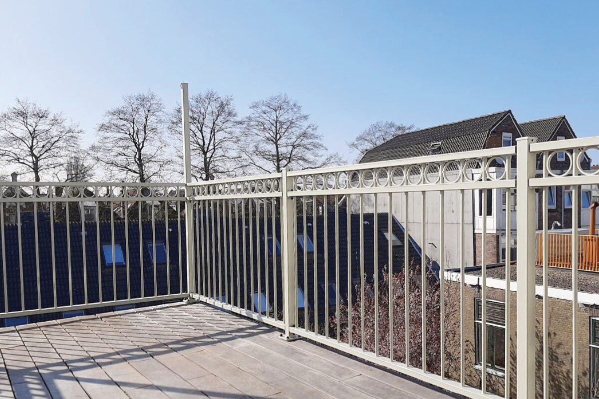 Stalen balustrade in Groningen