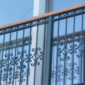 Stalen balustrade in Hoogezand