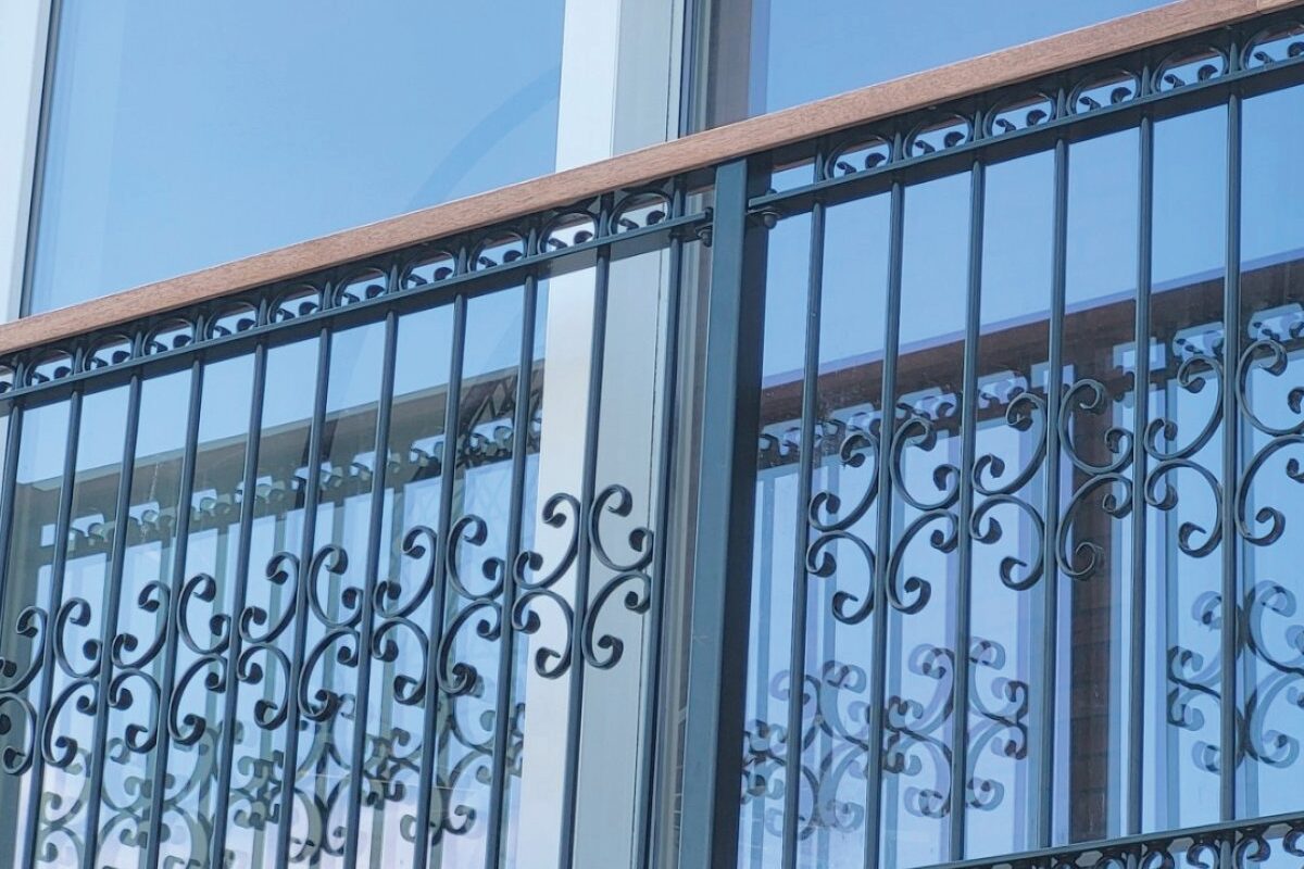 Stalen balustrade in Hoogezand