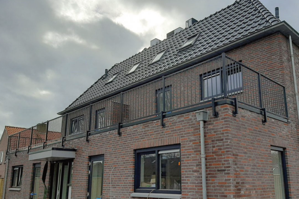 Stalen balustrade in Zuidlaren
